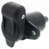 Toma de enchufe DIN 9680 de 3 polos 12V para panel.