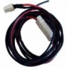 CABLE ALIMENTACIÓN PARA ICOM W7000, dos fusibles 30A 3m, sección 5mm
