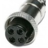 Conector de 4 pins del micrófono dinámico Telecom EMC-402.