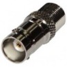 Adaptador BNC hembra a F hembra