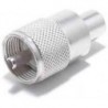 Conector PL 259 (plata) RG-58/Aircell-5