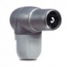 Conector "cei" macho acodado blindado