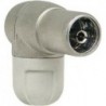Conector "CEI" hembra blindado acodado. Modelo 4131 de Televes...