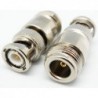 Adaptador BNC Macho a N Hembra