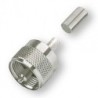 Conector PL corto para RG-58 y similares (crimpar)