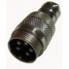 Conector macho de 5 pins para micrófono