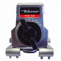 Telecom RB-60-B soporte gris regulable en todas las direcciones, para montaje de antena en portón o capó.