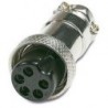Conector hembra de 5 pins para micrófono
