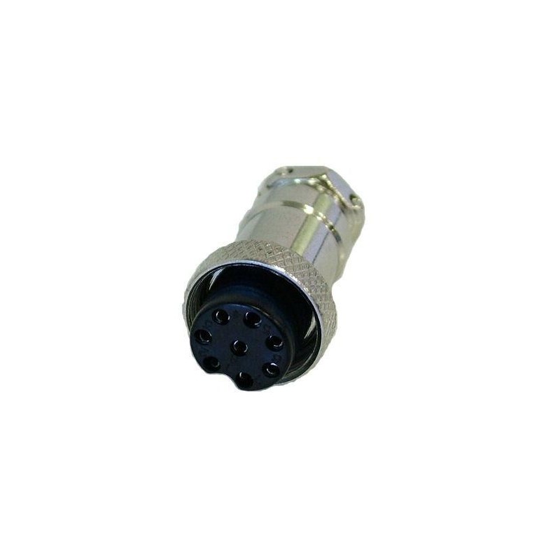 Conector hembra de 8 pins para micrófono Conector hembra de 8 pins para micrófono
