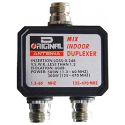 Duplexor 1.3-60MHz / 125-470 MHz conectores tipo N