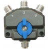 Conmutador coaxial para antenas de emisora con conectores N