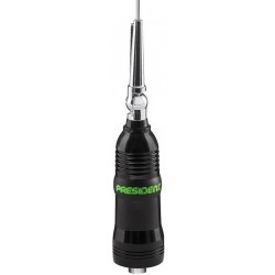 Rotula de antena de banda ciudadana CB 27MHz President colorado 1800 power.