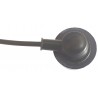 BASE DE ANTENA PL + CABLE SIRIO NE-PL montada con RG-58 y protector de goma
