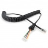 able espiral para microfono YAESU MH-48, MH-42 (6 CONDUCTORES)