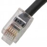 Conector RJ 6 contactos cable rizado para microfono emisora YAESU FT-8900, FT-8800, FT-7900