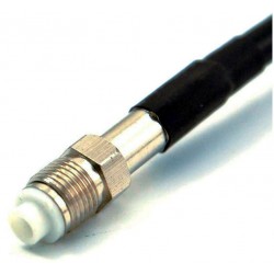 Conector FME hembra para cable RG-58 (crimpar)