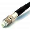 Conector FME hembra para cable RG-58 (crimpar)