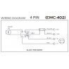Esquema de conexión del micrófono Telecom EMC-402