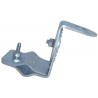 Soporte cincado barra retrovisor inclinable para antena de emisora
