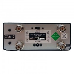 Trasera TELECOM SX-601 Medidor R.O.E. y Vatímetro HF, VHF y UHF