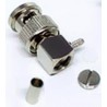 Conector BNC macho para RG174 (codo 90º)