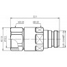 Conector N hembra cable Cellflex 1/2"