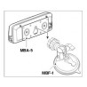 montaje de soporte MBF-1 + MBA-5 Icom IC2730E Pack V