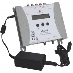 Central amplificadora programable Triax TMB2000 con procesador de canales de TDT