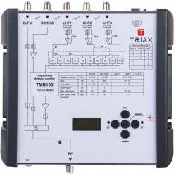 Panel amplificador Programable Triax TMB100 de 5 entradas 1 salidas 55dB con 10 filtros LTE
