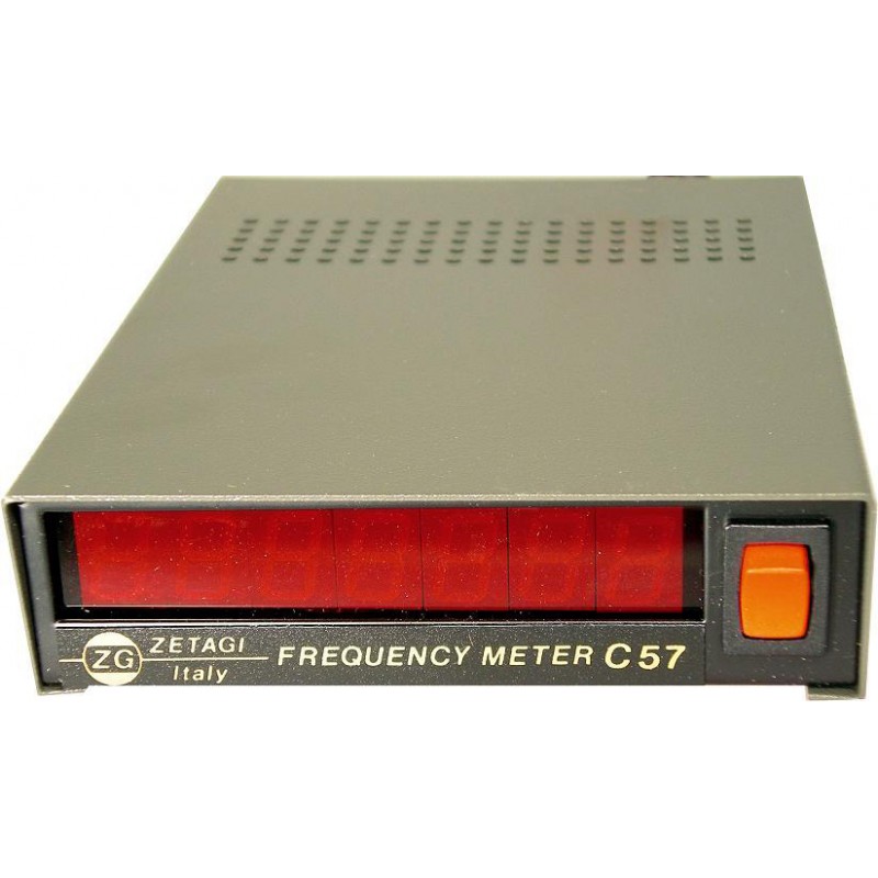 Frecuencímetro por transmisión, para emisoras HF y CB 27MHz C57. No mide la frecuencia en RX solo en TX. Frecuencímetro por transmisión, para emisoras HF y CB 27MHz C57. No mide la frecuencia en RX solo en TX.