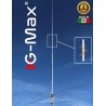 GRAZIOLI G-Max es una antena colineal de 5/8λ para 10 y 11 metros, que ofrece muy altas prestaciones.