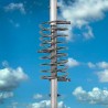 Bobina con alto factor "Q" para enfasar los tramos radiantes de la antena colineal GRAZIOLI G-MAX.