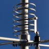 Bobina de alto rendimiento de la antena vertical 5/8λ Grazioli FE10V para emisora de banda ciudadana CB 27MHz y equipos de 10m