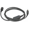 Cable programacion emisoras DMR motorola por el conector de microfono