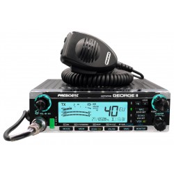 radio de banda ciudadana 27 MHz con pntalla multicolor, VOX control y ASC Presiden GEORGE II.