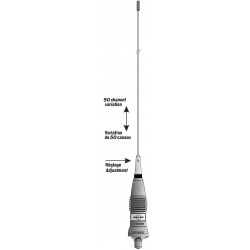 Dimensiones de la antena de CB 27MHz President MS-85