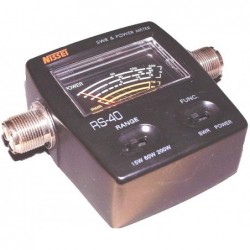 NISSEI RS-40 medidor R.O.E. y vatimetro para HF, VHF y UHF