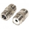 Adaptador N hembra a PL UHF hembra