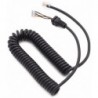 Cable rizado para microfono emisora YAESU (6 CONDUCTORES)