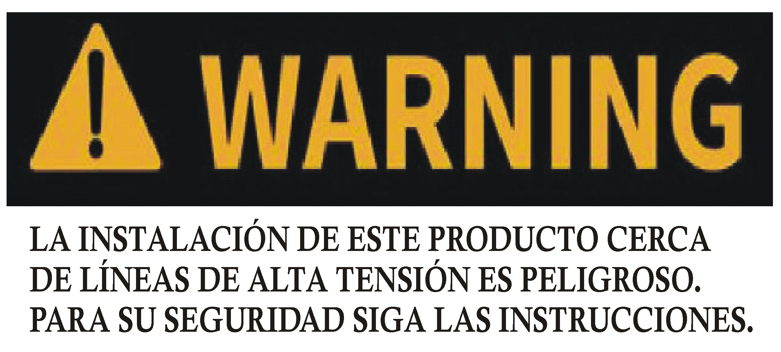 Advertencia WARNING
