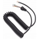 Cable rizado para microfono emisora YAESU mh-48, mh-42